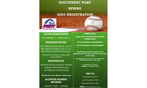 Spring 2023 Registration